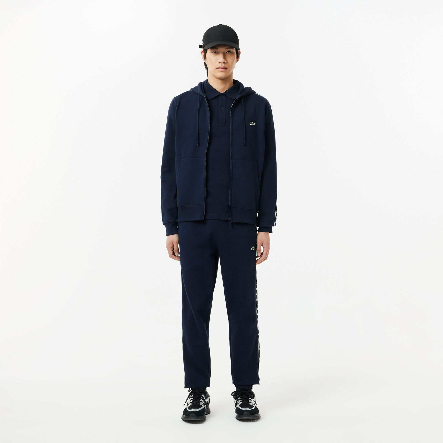 Contrast Stripe Pique Polo Shirt Contrast Stripe Pique Polo Shirt