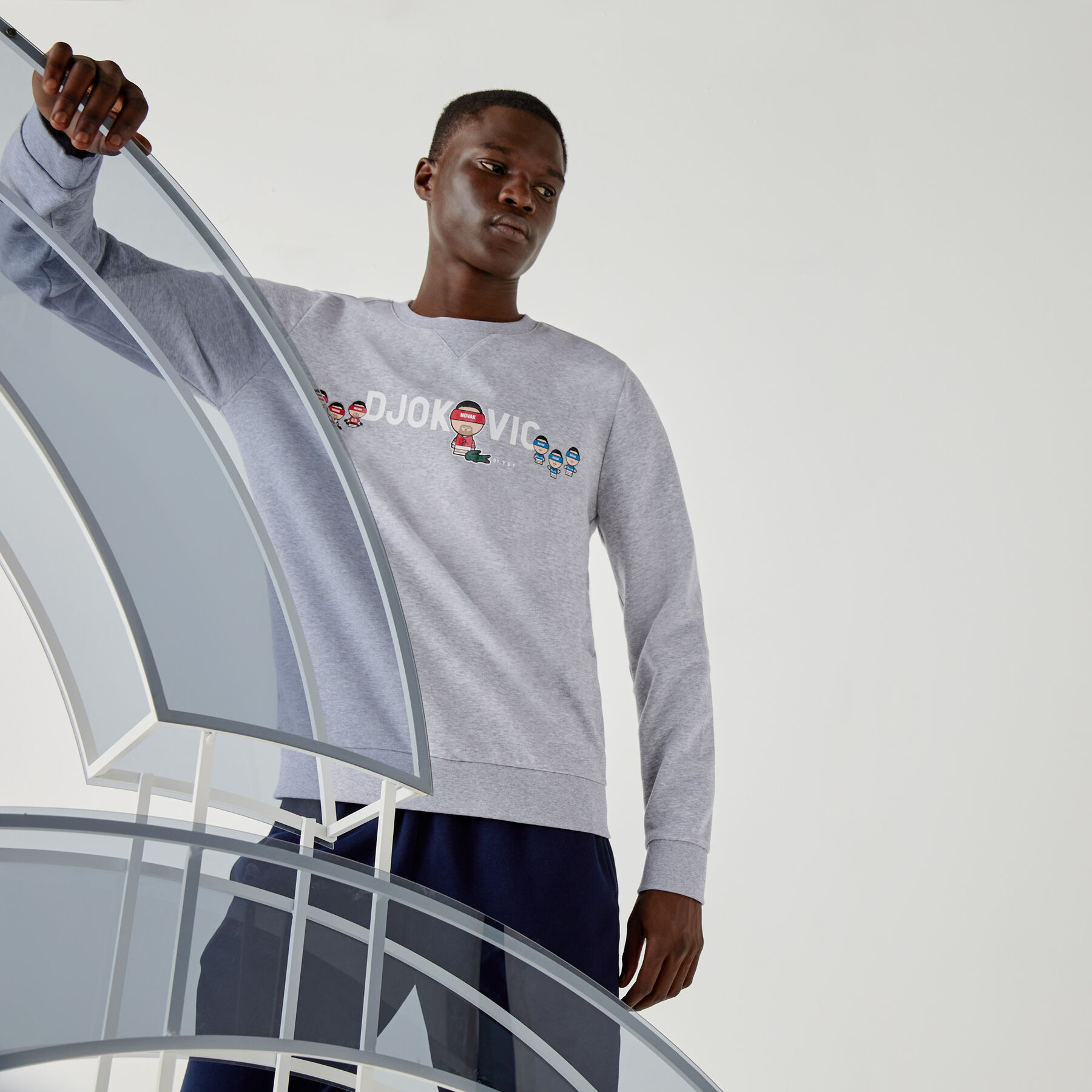 سويت شيرت صوف من مجموعة Lacoste SPORT بالتعاون مع تصميم Youssef SY للرجال لاكوست سويت شيرت صوف من مجموعة lacoste sport بالتعاون مع تصميم youssef sy للرجال