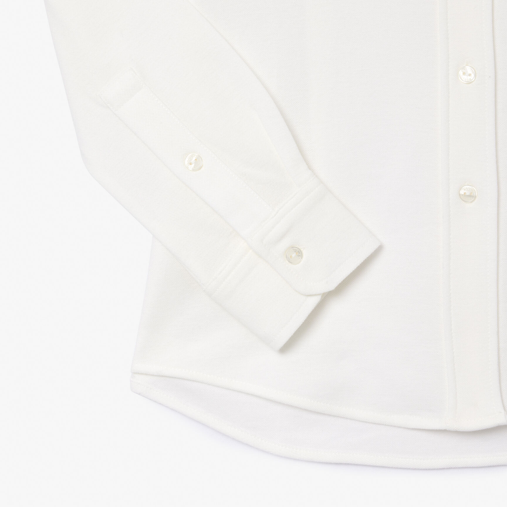 Cotton Pique Shirt with Pocket