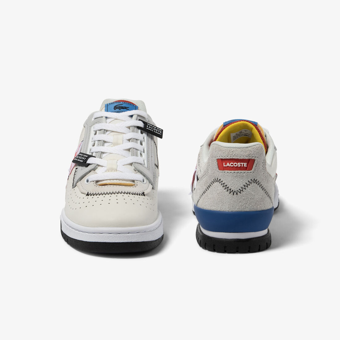 Men's Lacoste M89 Leather Tricolour Trainers Men's Lacoste M89 Leather Tricolour Trainers