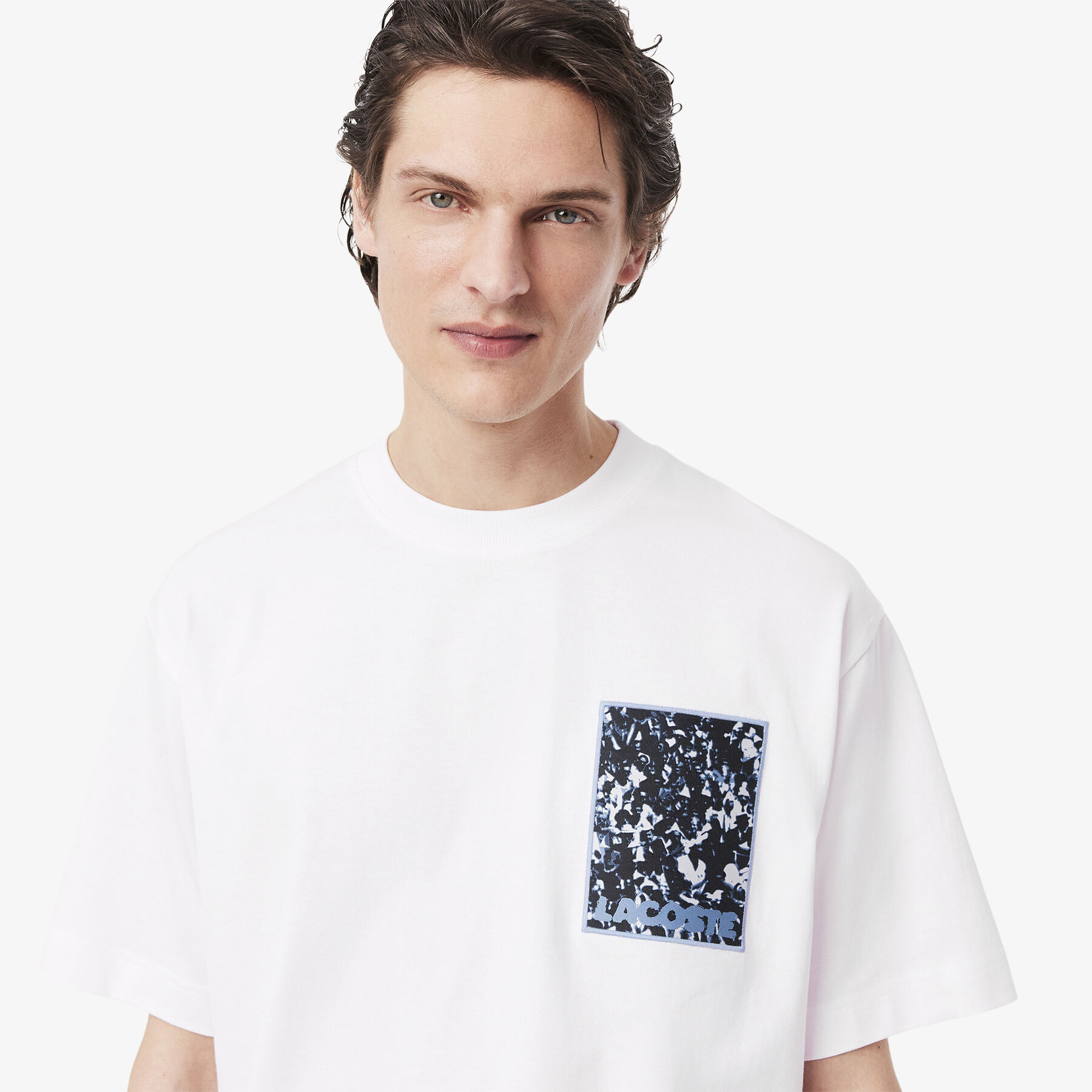 Loose Fit Thick Jersey T-shirt lacoste loose fit thick jersey t shirt