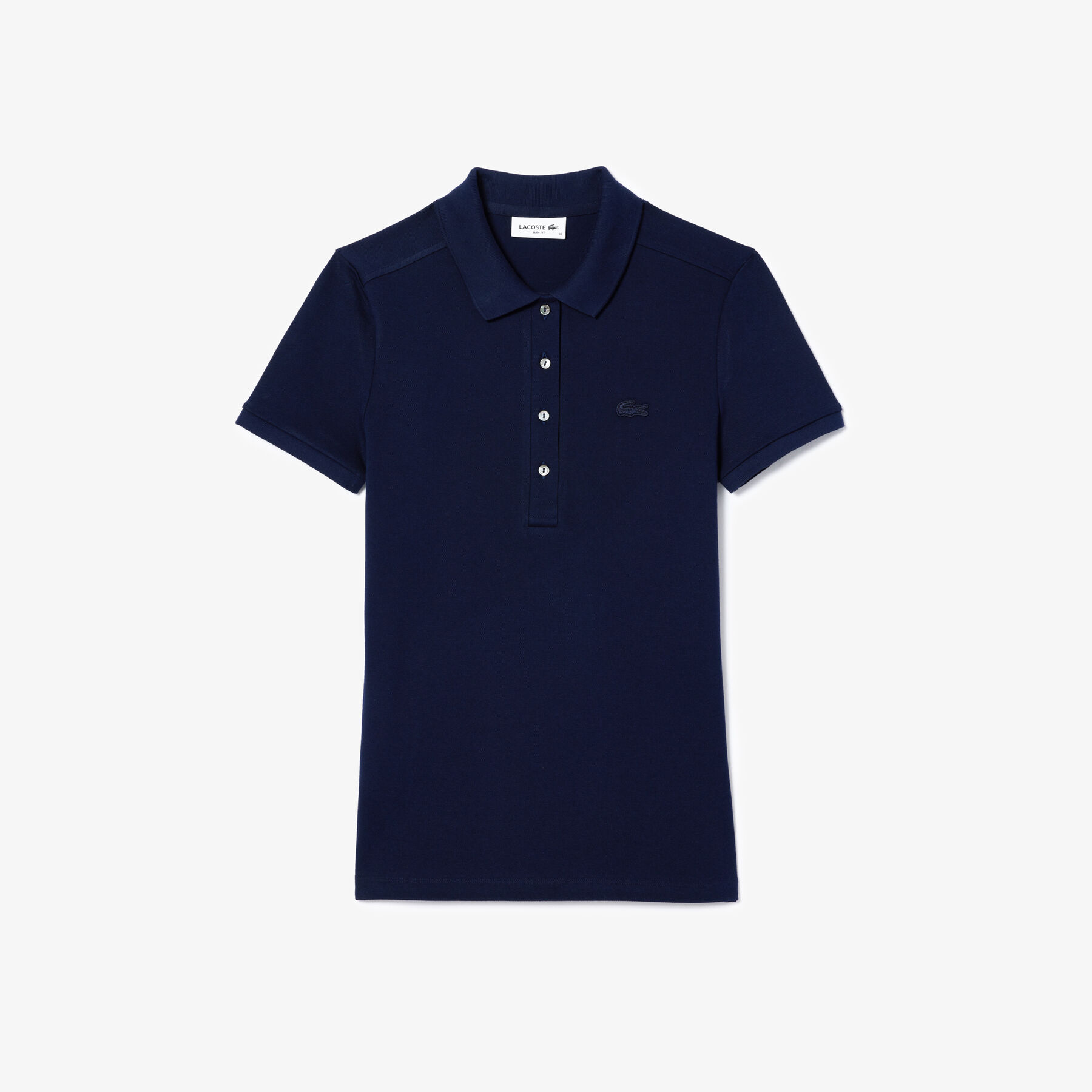 L.12.D Slim Fit Stretch Petit Pique Polo Shirt lacoste l 12 d slim fit stretch petit pique polo shirt