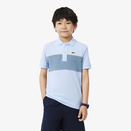 lacoste contrast band petit pique polo shirt
