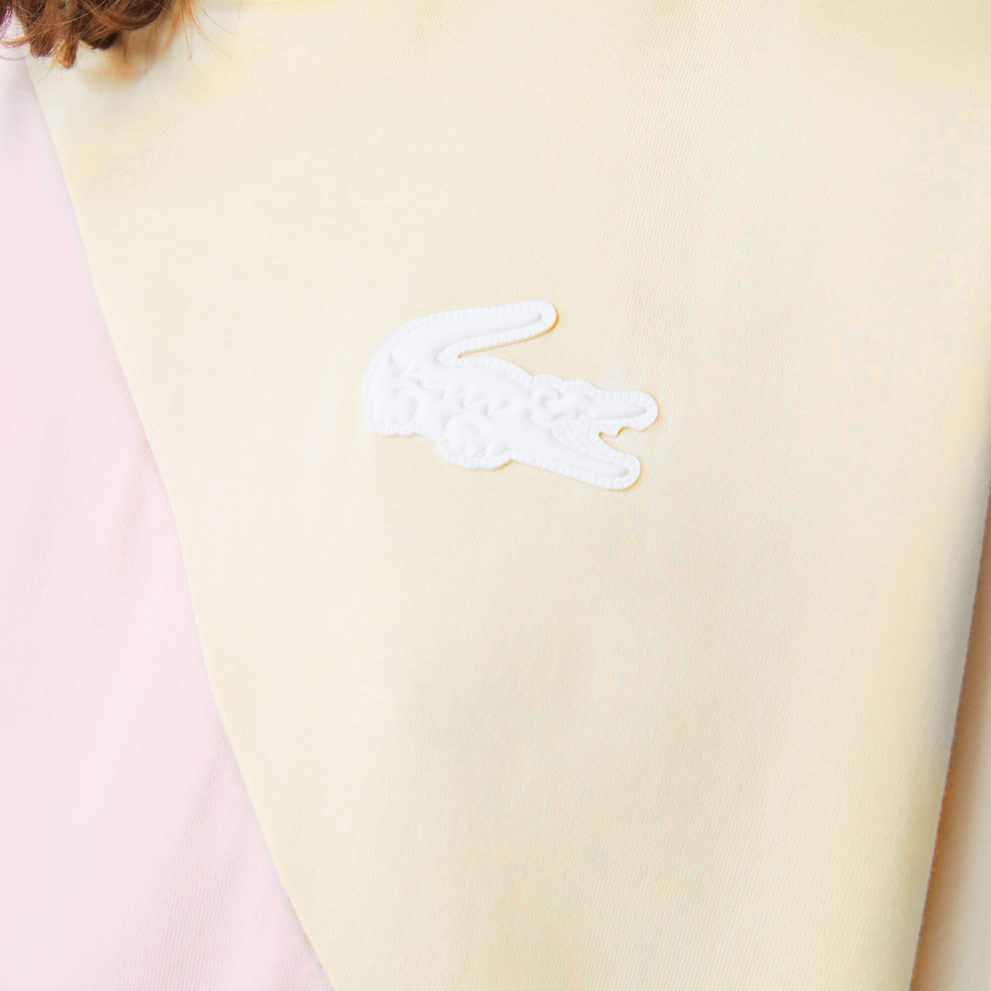 Women’s Lacoste LIVE Loose Bicolour Cotton T-shirt Women’s Lacoste LIVE Loose Bicolour Cotton T-shirt