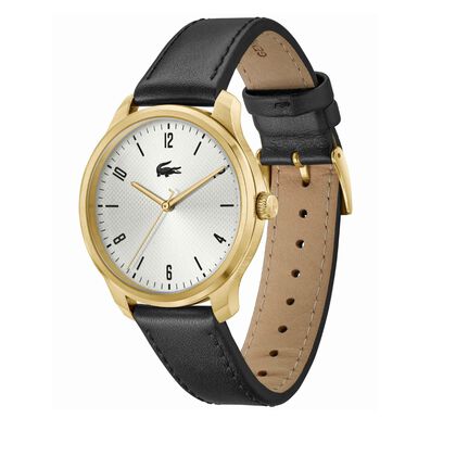 ساعة لاكوست جلدية للرجال