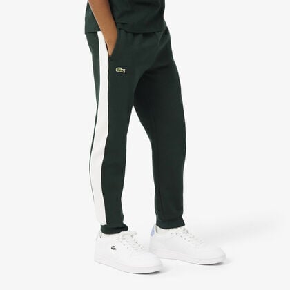 lacoste colour block sweatpants