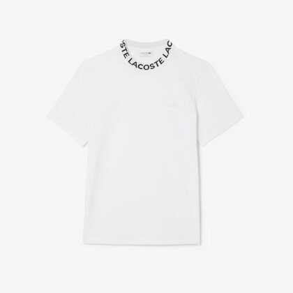 Jacquard Branded Pique T-shirt