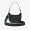 Small Chantaco Embossed Leather Half Moon Bag
