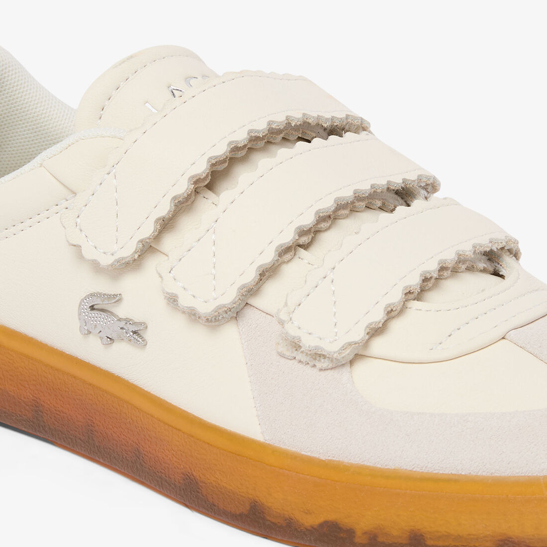 Women's Baseshot Pro Strap Leather Sneakers lacoste women s baseshot pro strap leather sneakers