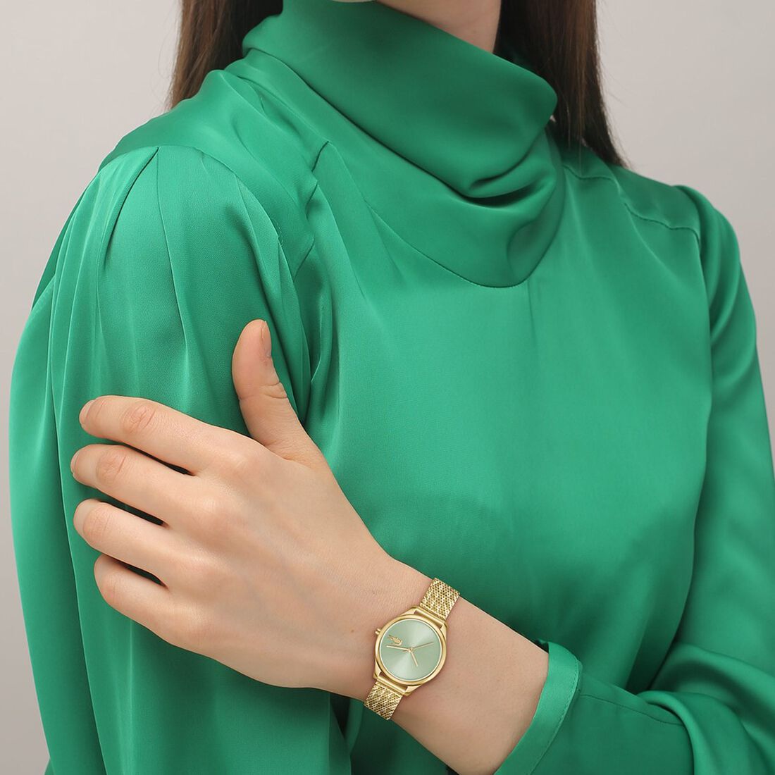 Thin Gold-Plated Steel Women's Watch Thin Gold-Plated Steel Women's Watch