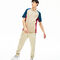 لاكوست قميص بولو من البيكيه بألوان متعددة من مجموعة lacoste colourblock للرجال