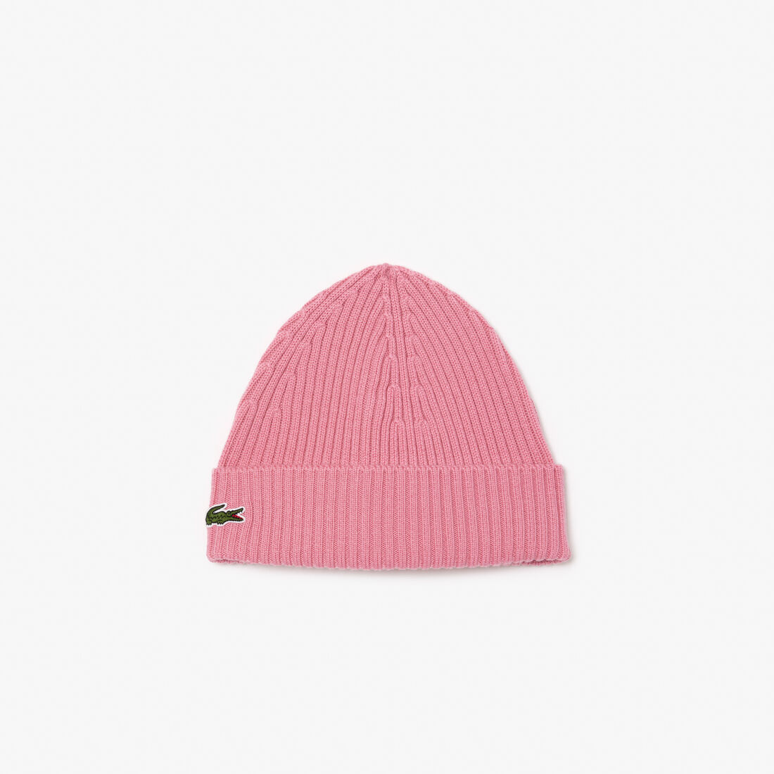 Rib Knit Brushed Wool Beanie