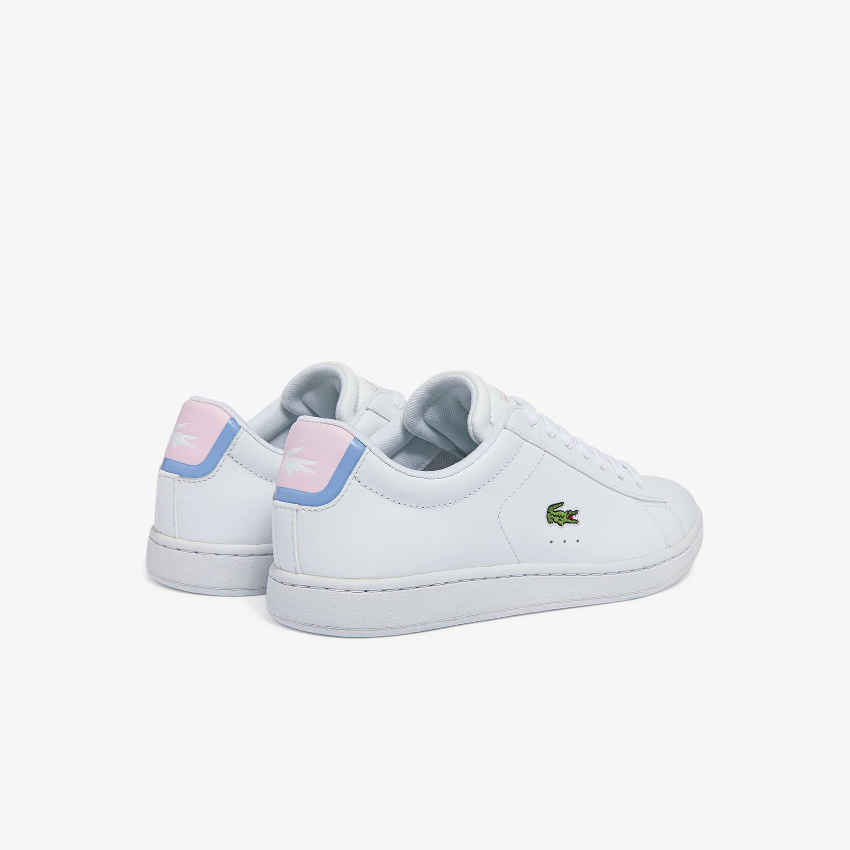 سنيكرز كارنابي جلد بطرف أعلى الكعب بلون مغاير للنساء