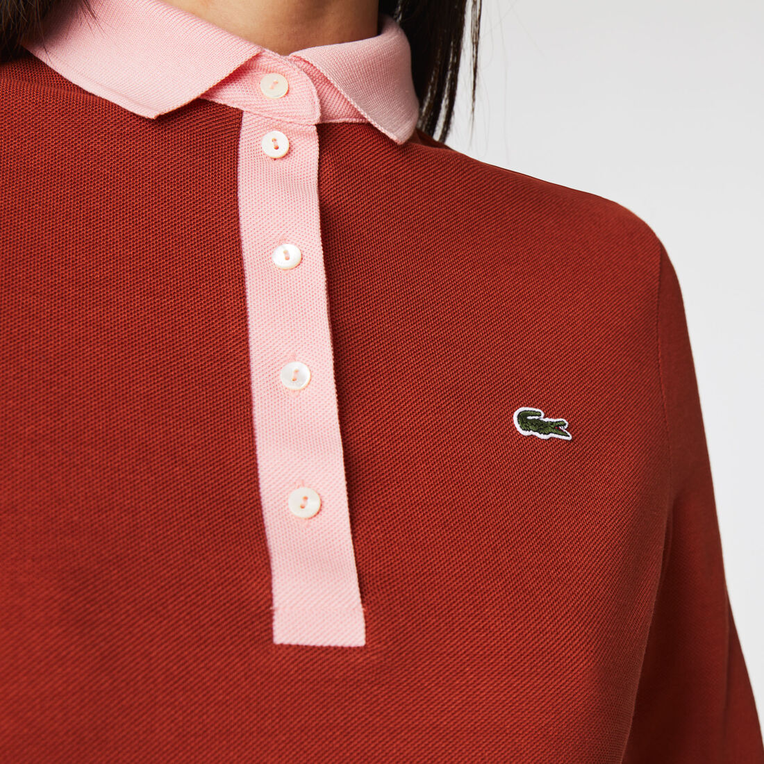Women’s Lacoste Slim Fit Cotton Polo Shirt Women’s Lacoste Slim Fit Cotton Polo Shirt