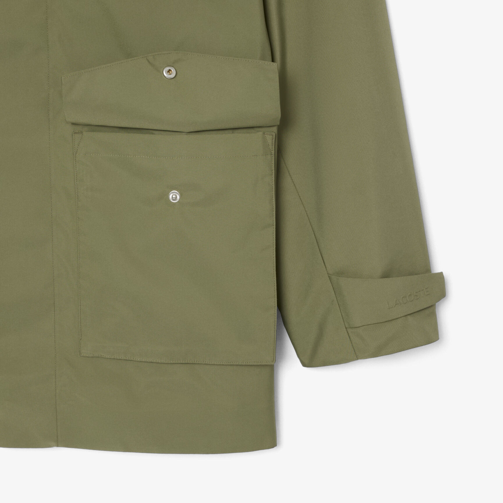 Mid-Length Water-Repellent Windbreaker Jacket