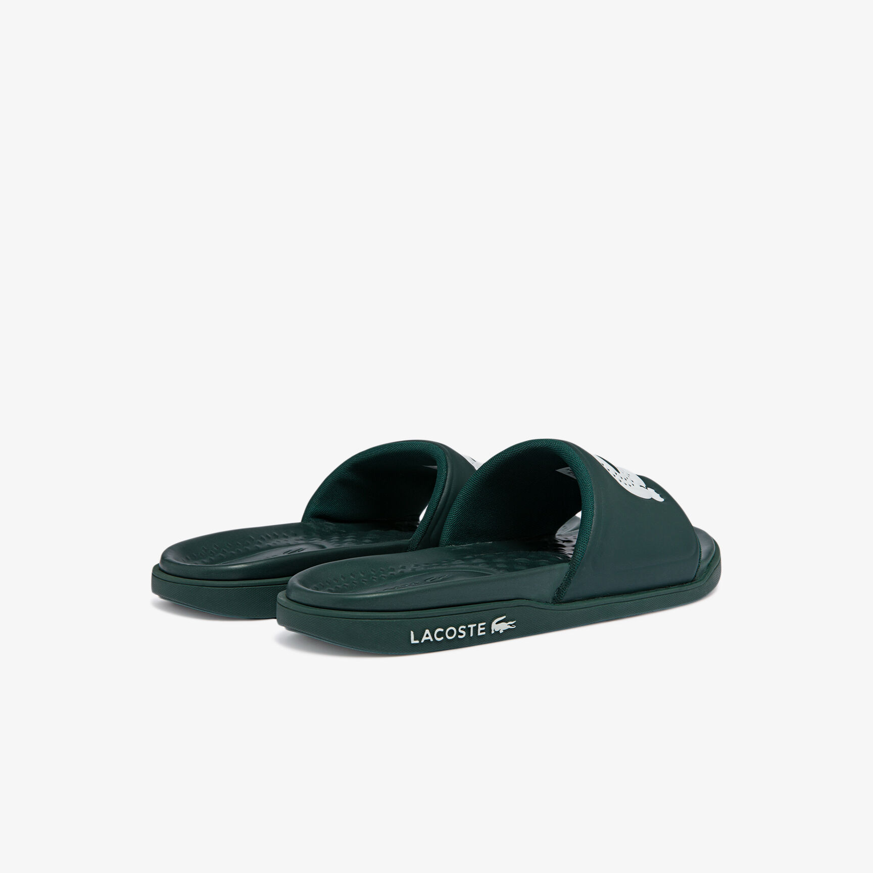 Men's Croco Dualiste Synthetic Logo Strap Slides