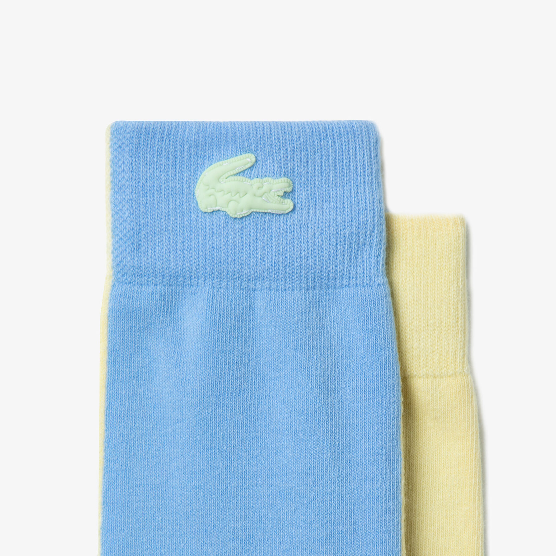 جوارب قطنية مرنة ثنائية اللون للجنسين مجموعة Lacoste LIVE لاكوست جوارب قطنية مرنة ثنائية اللون للجنسين مجموعة lacoste live