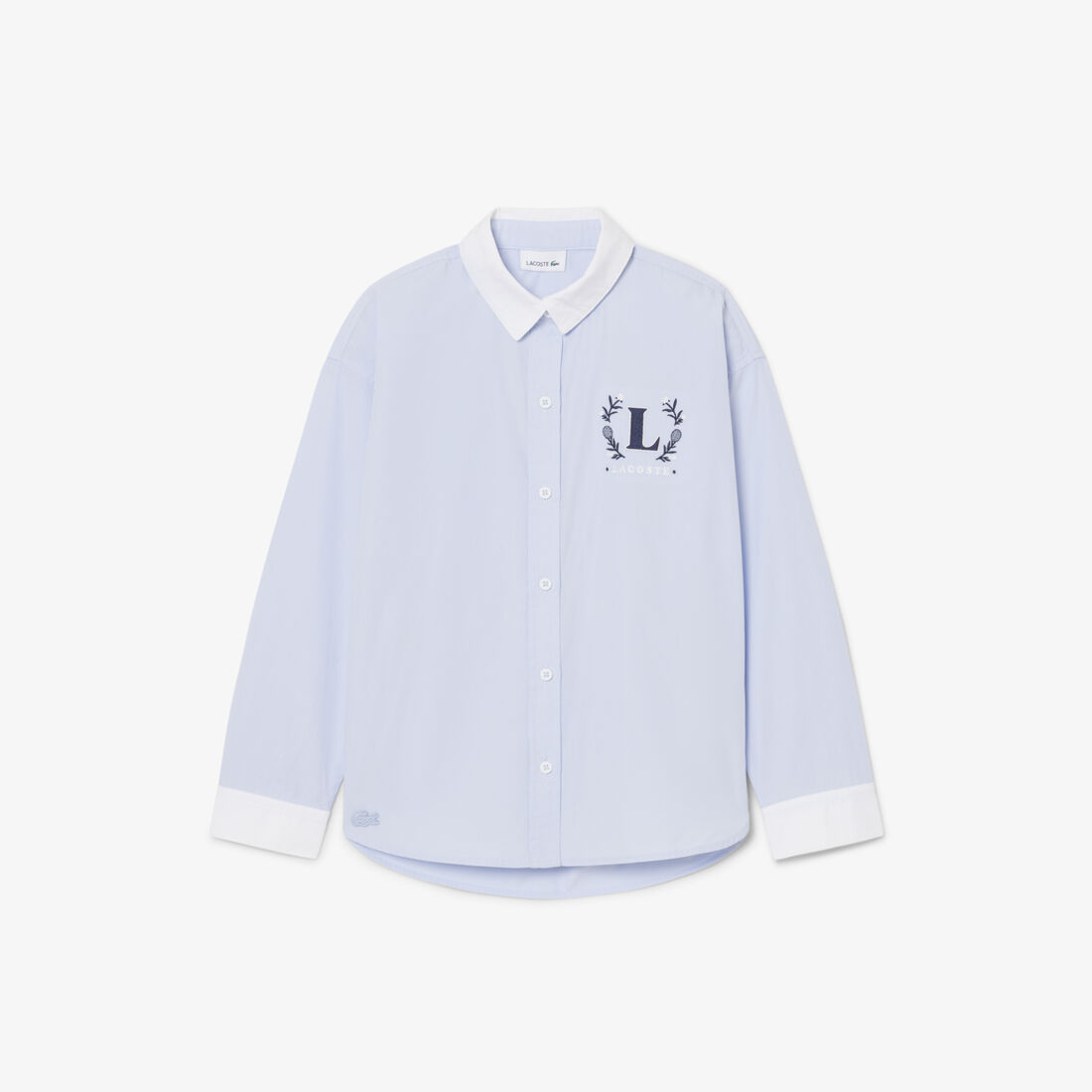 Embroidered Badge Poplin Shirt Embroidered Badge Poplin Shirt