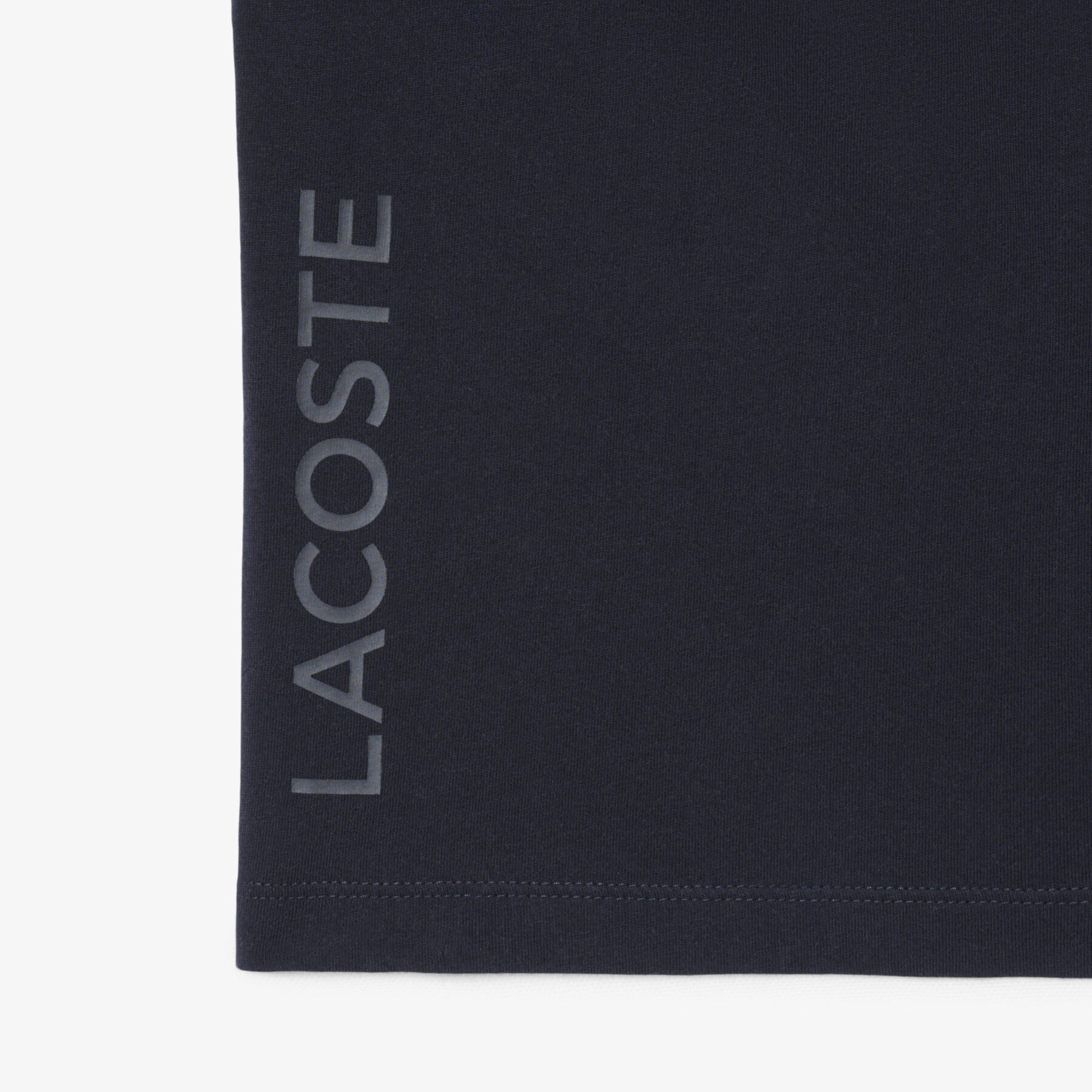 lacoste cotton colour block t shirt