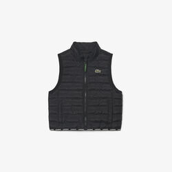 lacoste unisex taffeta puffed vest