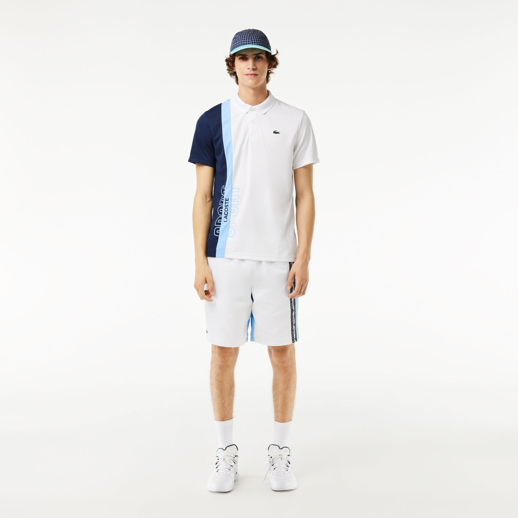 Regular Fit Recycled Knit Tennis Polo Shirt