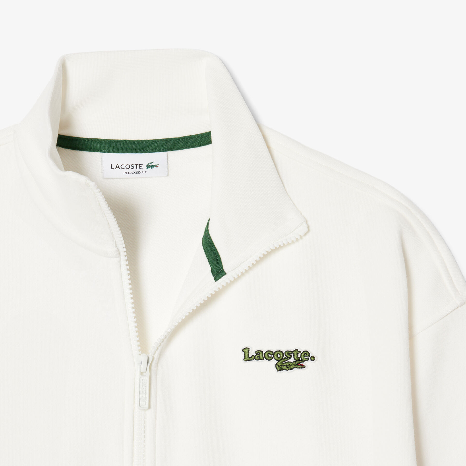 Relaxed Fit Zipped Badge Sweatshirt lacoste relaxed fit zipped badge sweatshirt