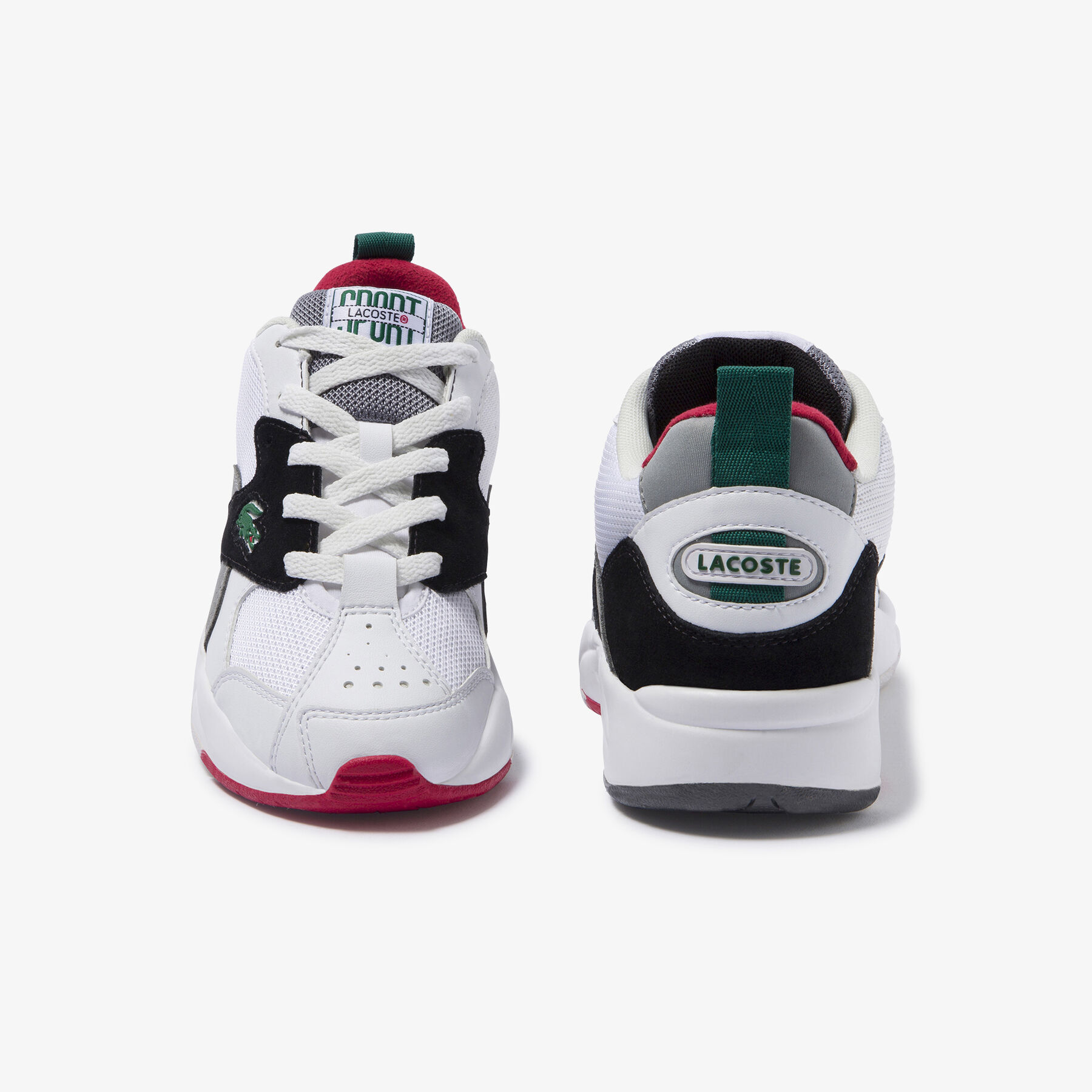 Women's Storm 96 Textile and Synthetic Trainers lacoste women s storm 96 textile and synthetic trainers
