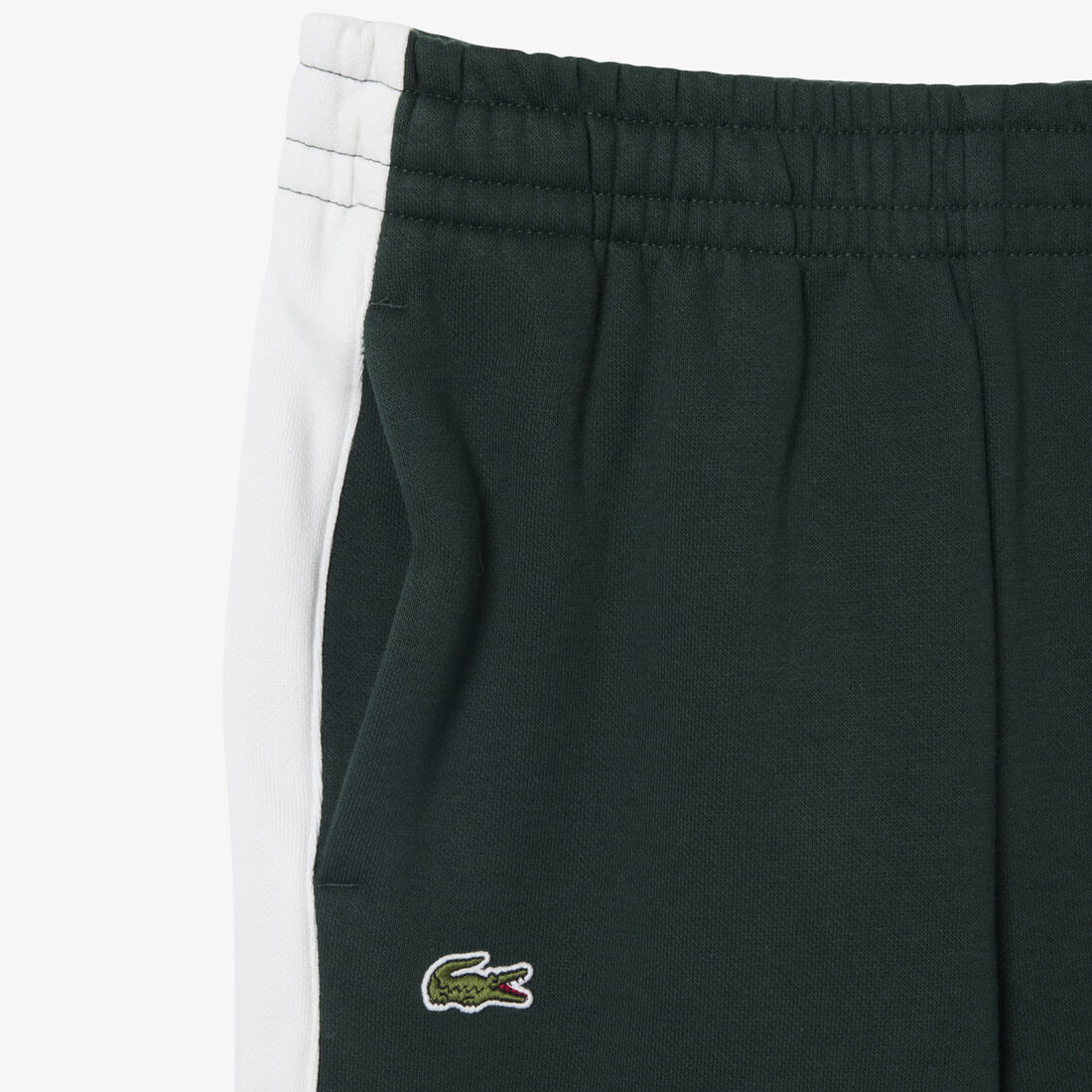 lacoste colour block sweatpants