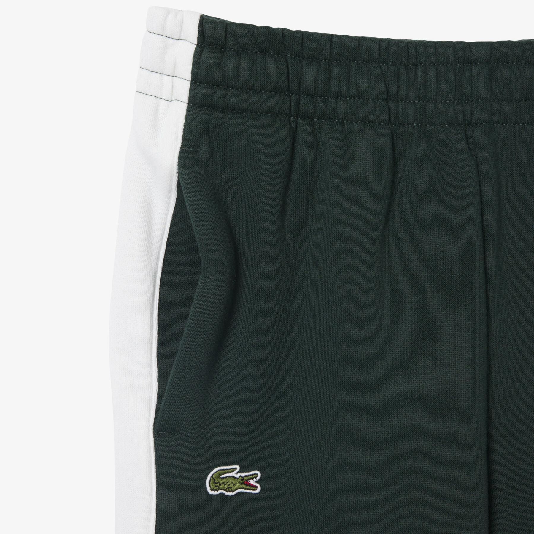 lacoste colour block sweatpants