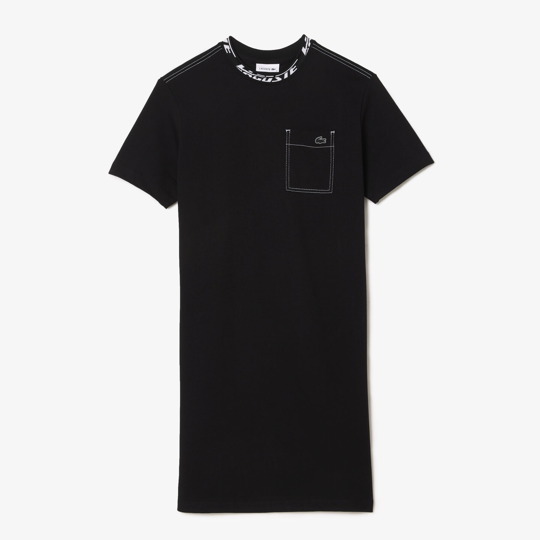 Women’s Lacoste Cotton T-shirt Dress women s lacoste cotton t shirt dress