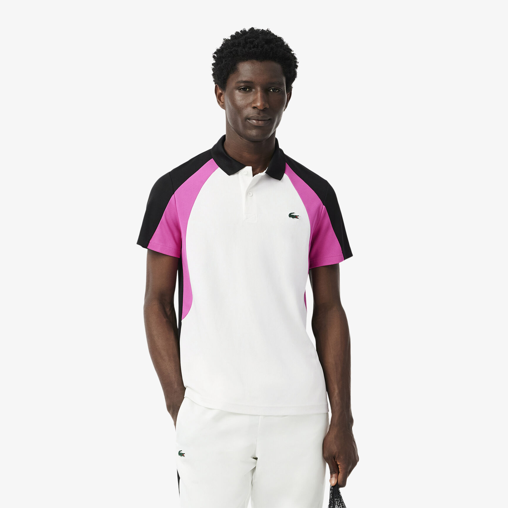 Colour-Block Printed Sport Polo Shirt Colour-Block Printed Sport Polo Shirt