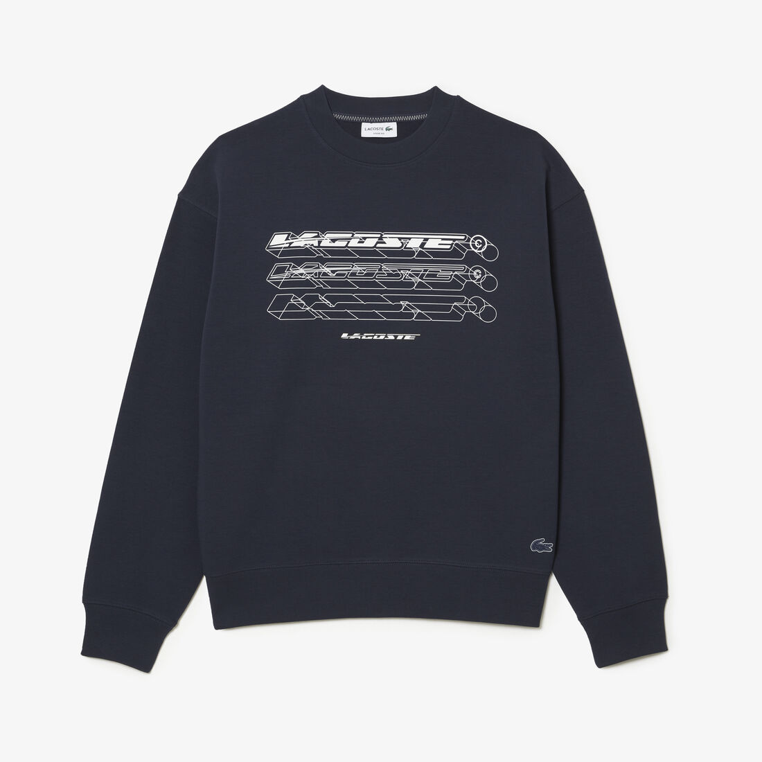 Men’s Lacoste Loose Fit Branded Sweatshirt Men’s Lacoste Loose Fit Branded Sweatshirt