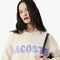 Intarsia Branded Carded Wool Sweater