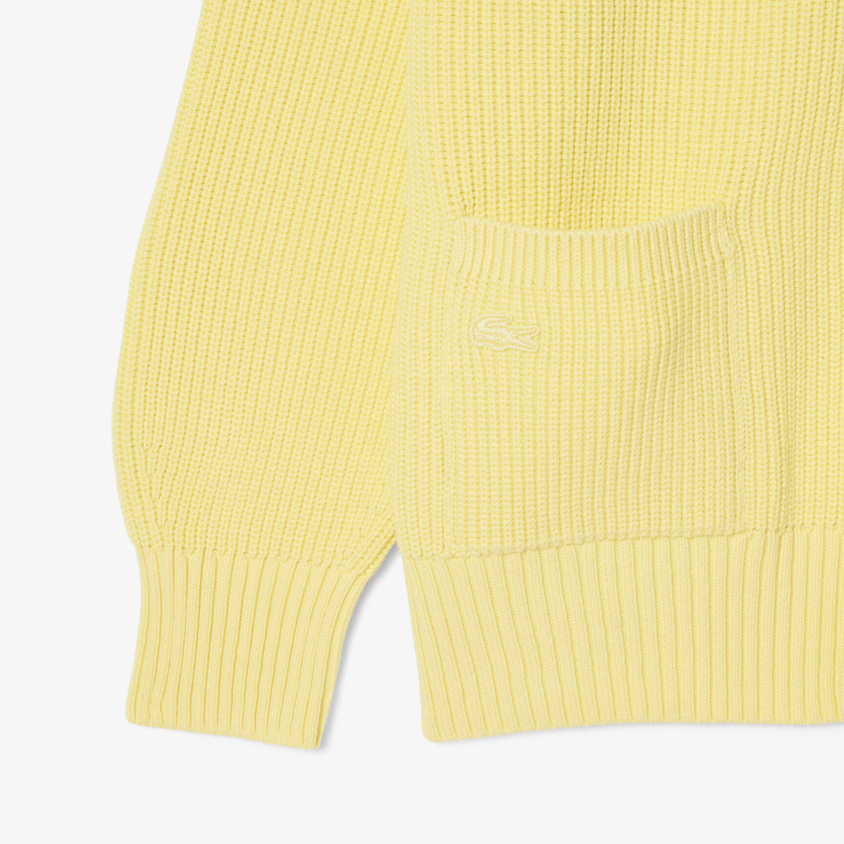 Relaxed Fit Ribbed Cotton Cardigan