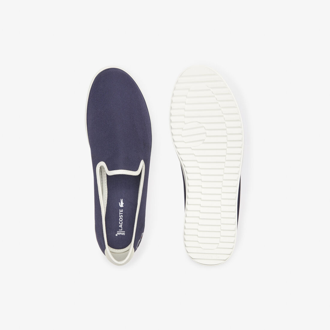 Men's Lacoste Canvas Resort Textile Slip-On Men's Lacoste Canvas Resort Textile Slip-On