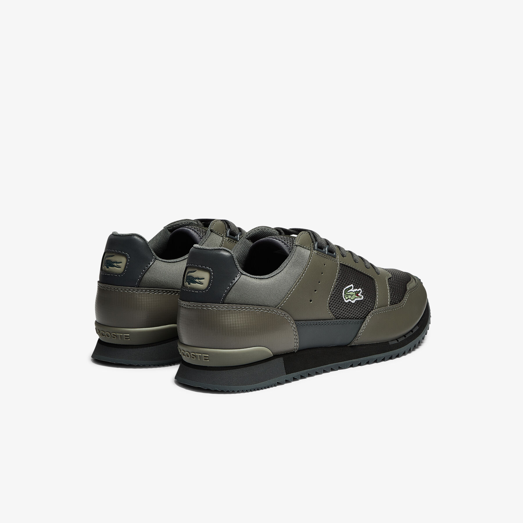 lacoste men s partner piste textile trainers