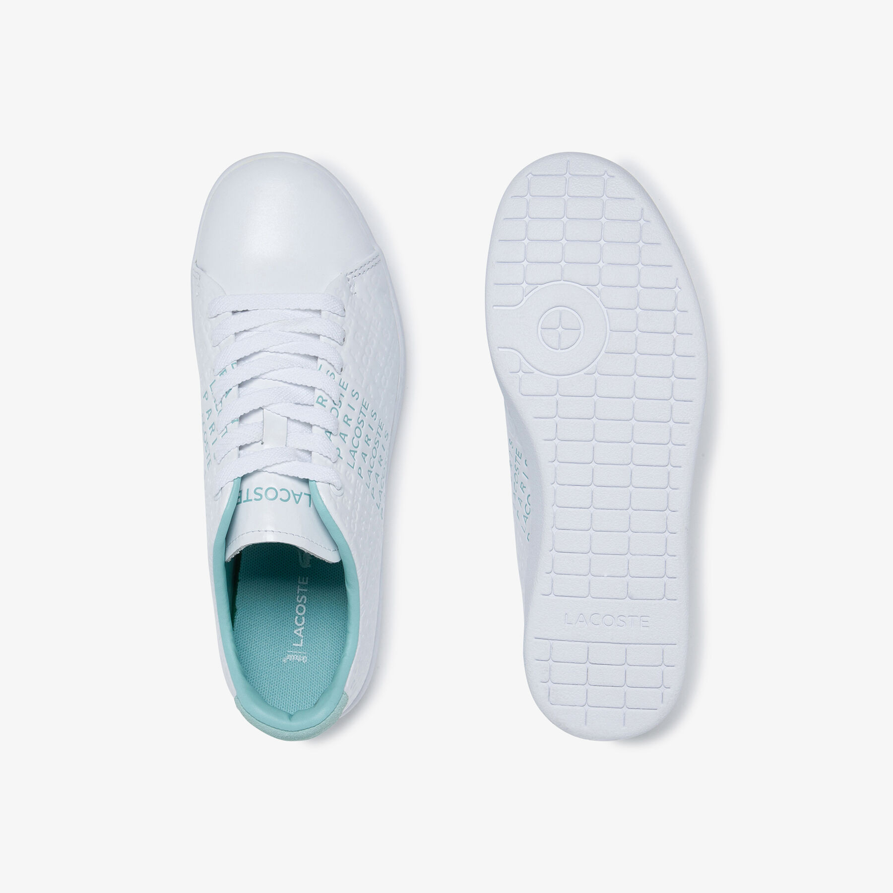 Women's Carnaby Evo Leather and Suede Sneakers lacoste women s carnaby evo leather and suede sneakers