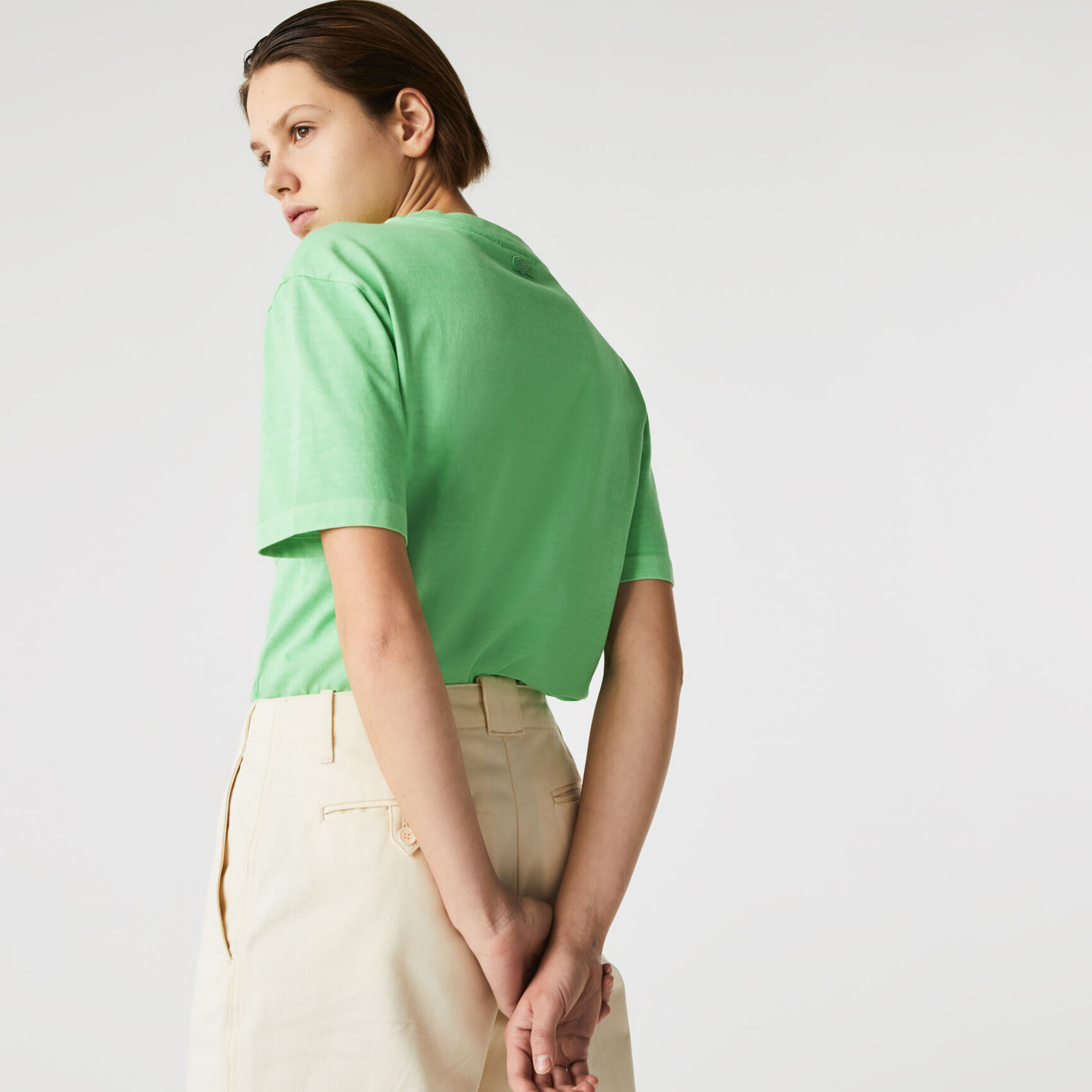 Women’s Crew Neck Print Lettering Cotton T-shirt Women’s Crew Neck Print Lettering Cotton T-shirt