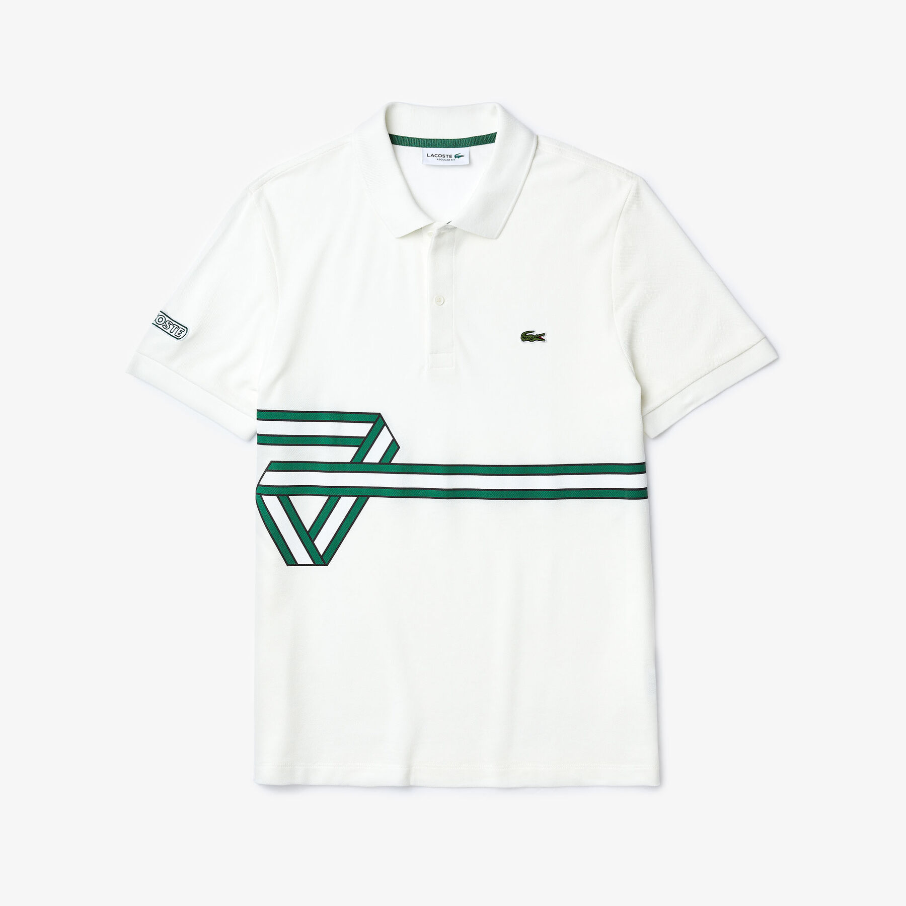 Men's Lacoste Stripe Print Polo Shirt men s lacoste stripe print polo shirt