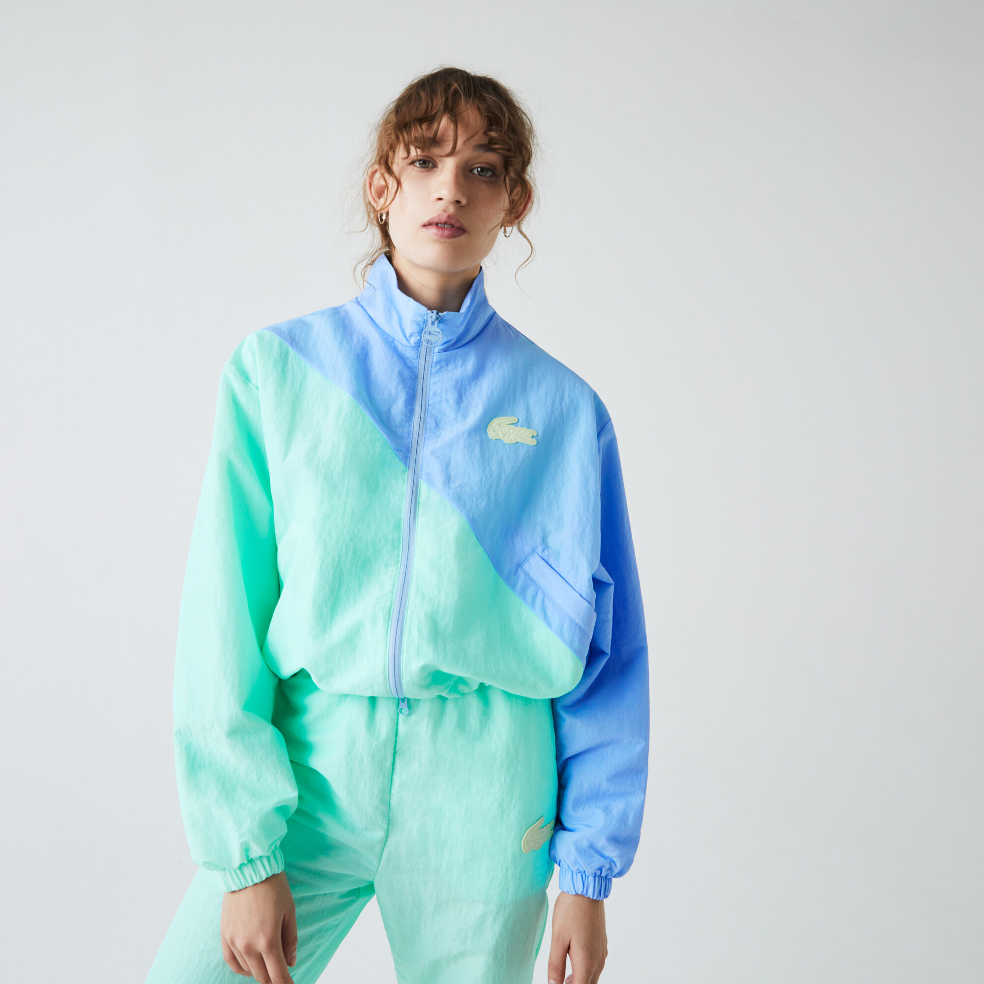 Women’s Lacoste LIVE Bicolour Zip Windbreaker Women’s Lacoste LIVE Bicolour Zip Windbreaker