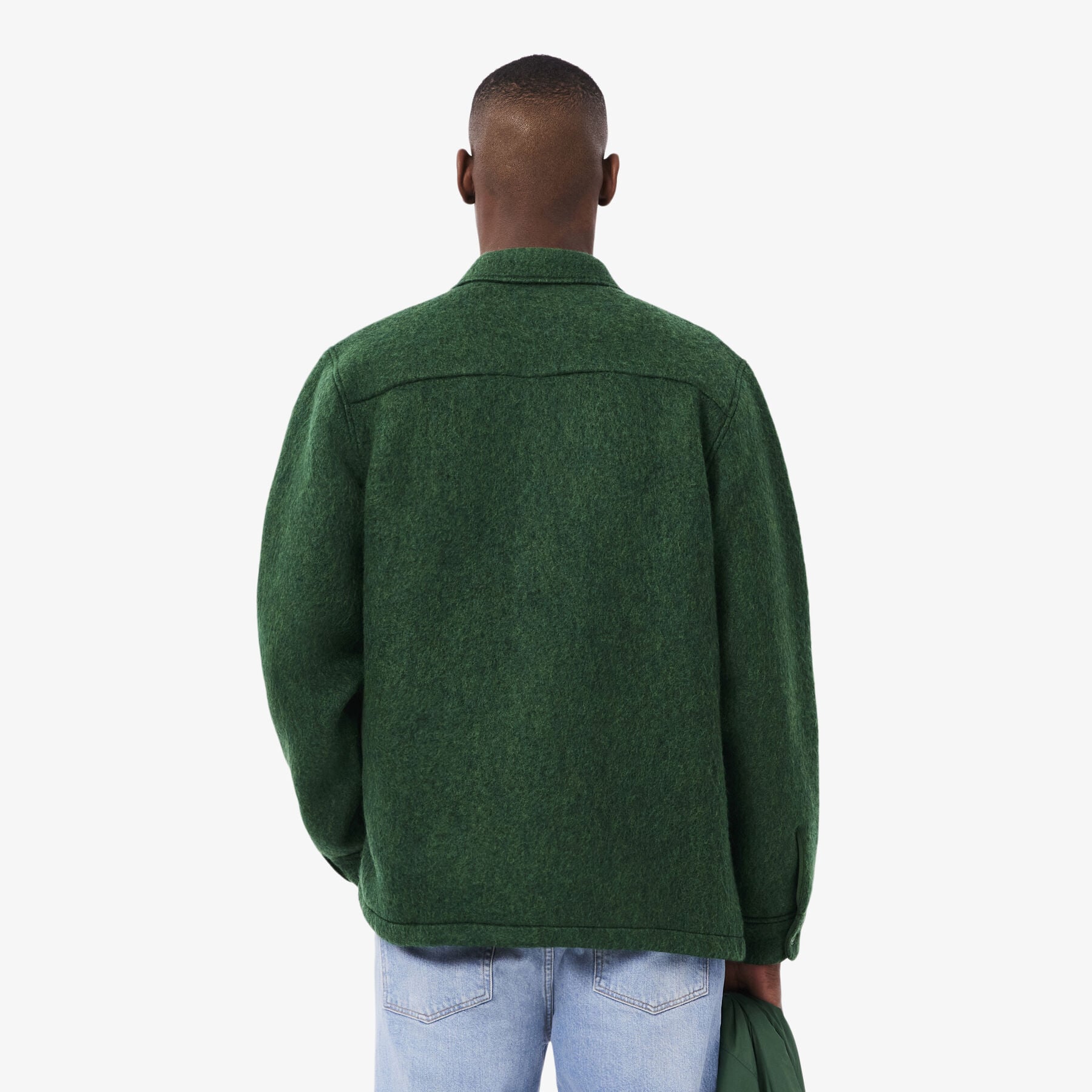 Wool Blend Felt Overshirt Wool Blend Felt Overshirt