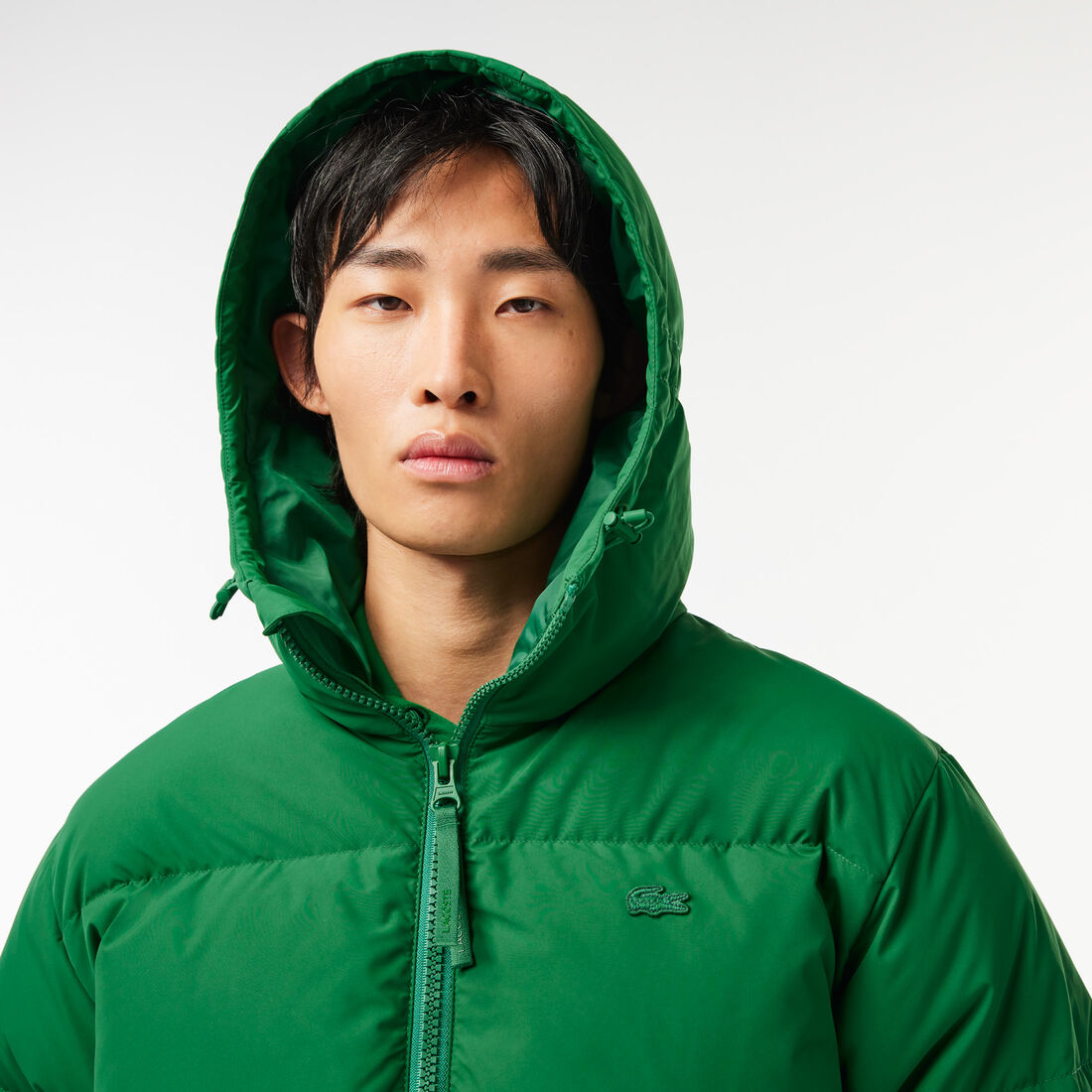 Men's Lacoste Quilted Water-Repellent Short Jacket Men's Lacoste Quilted Water-Repellent Short Jacket