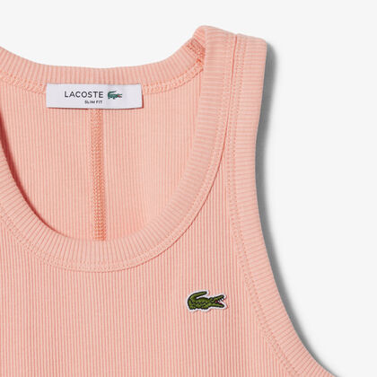 Slim Fit Ribbed Cotton Tank Top