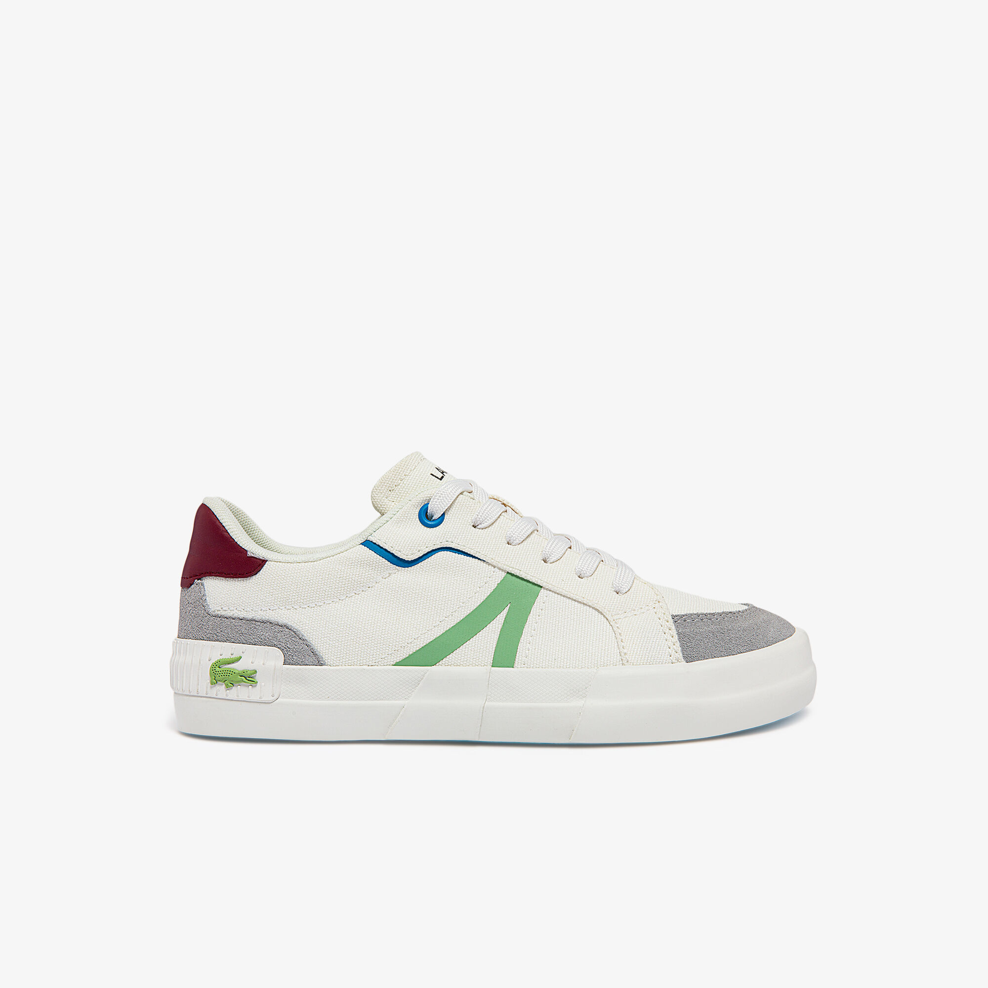 Canvas lacoste trainers womens on sale