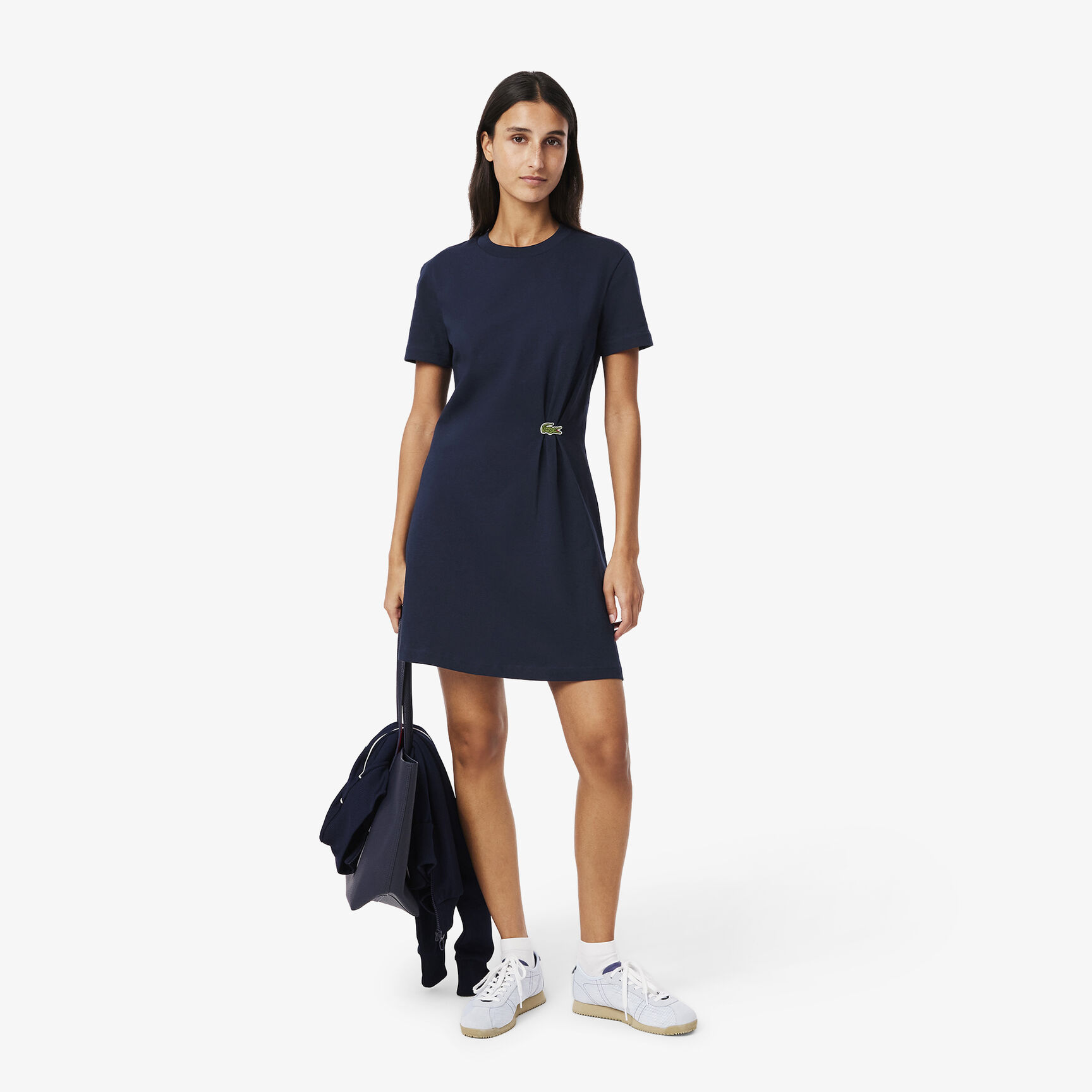 Draped T-shirt Dress