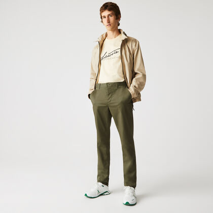 Men's New Classic Slim Fit Stretch Cotton Trousers