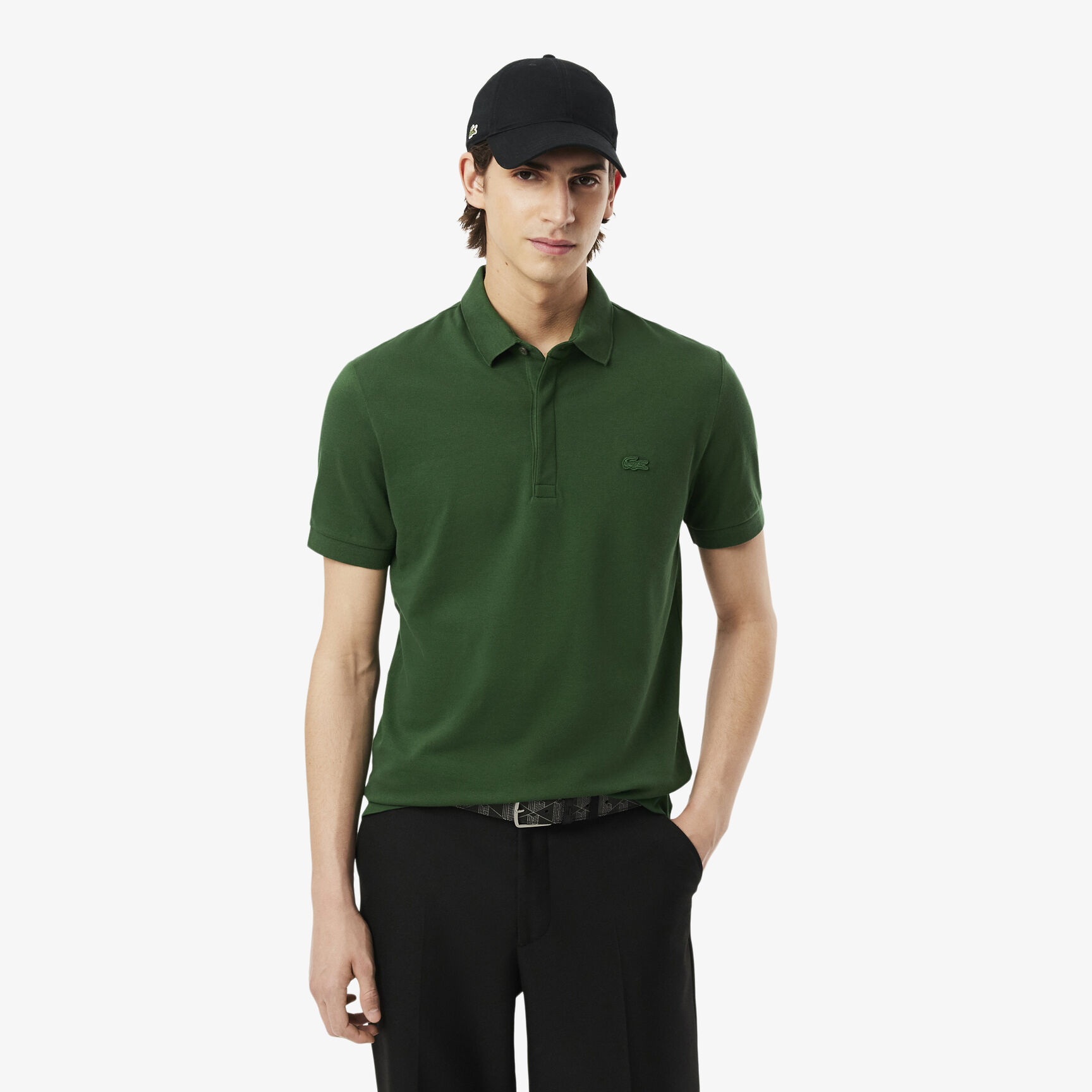 Regular Fit Paris Stretch Pique Polo Shirt Regular Fit Paris Stretch Pique Polo Shirt