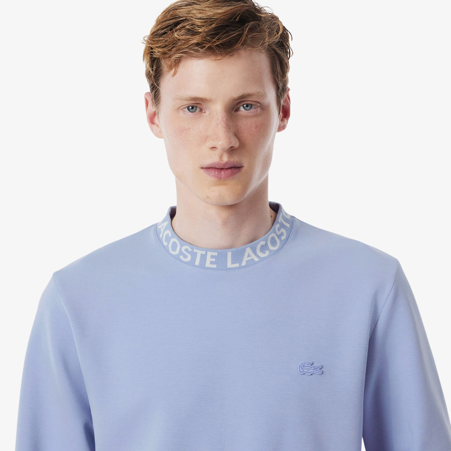 Jacquard Branded Jersey Sweatshirt lacoste jacquard branded jersey sweatshirt