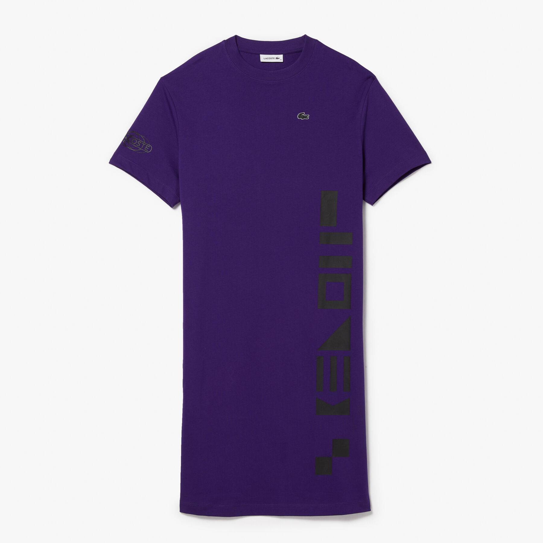 Women's Lacoste Nautical Print Cotton Jersey T-Shirt Dress women s lacoste nautical print cotton jersey t shirt dress