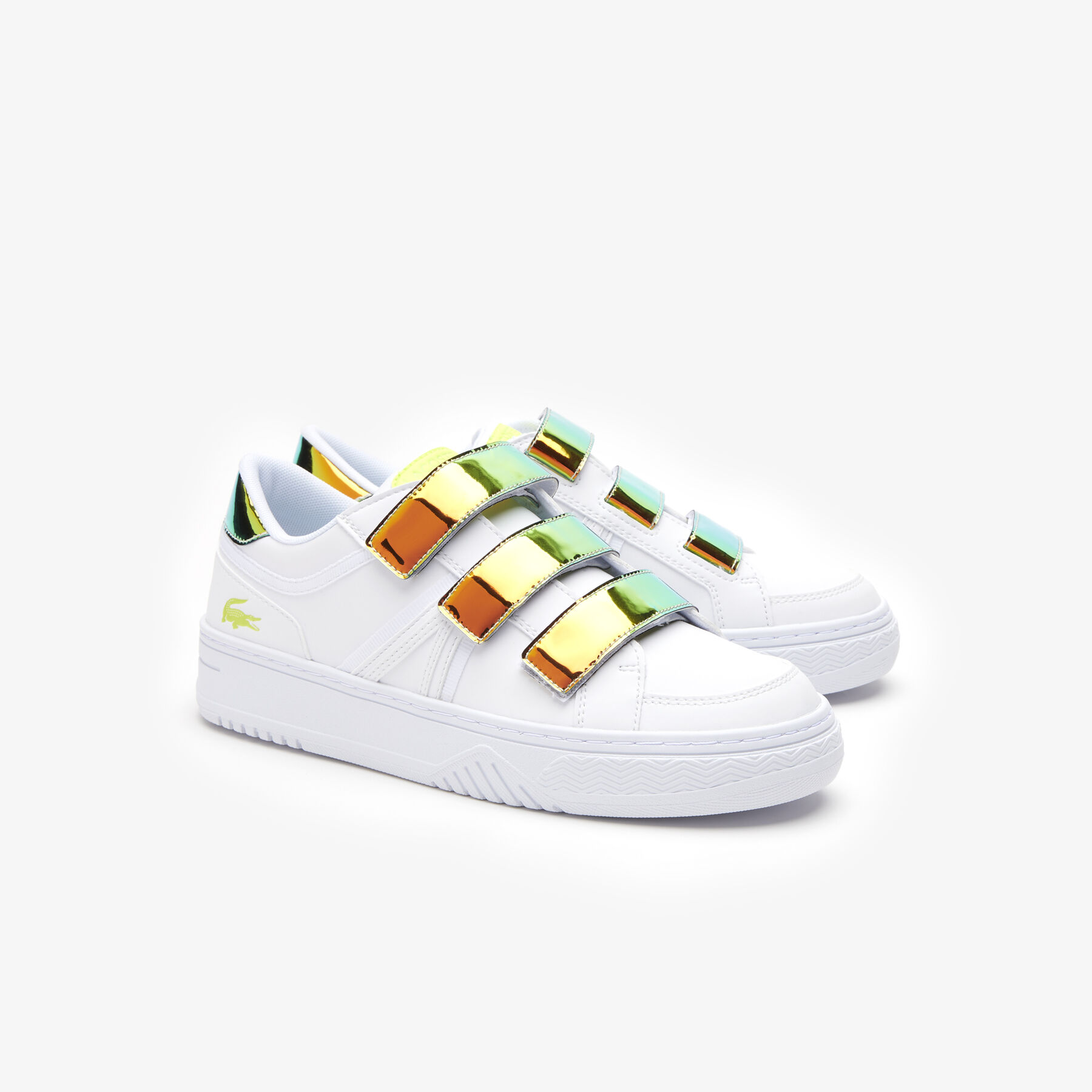 Infants' Lacoste L001 Synthetic Colour Block Trainers
